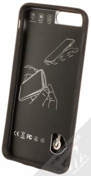 Wanle Game Console Case ochranný kryt s herní konzolí pro Apple iPhone 7 Plus, iPhone 8 Plus černá (black) zepředu
