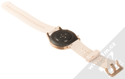 Xiaomi Amazfit GTR 42mm chytré hodinky růžová (cherry blossom pink) rozepnuté zezadu