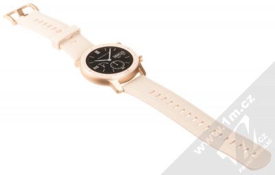 Xiaomi Amazfit GTR 42mm chytré hodinky růžová (cherry blossom pink) rozepnuté