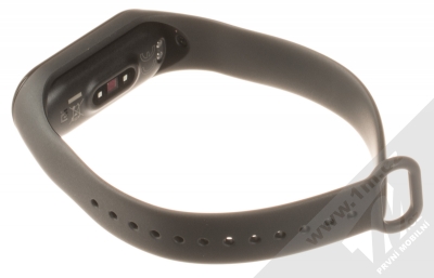 Xiaomi Mi Band 4 chytrý fitness náramek se senzorem srdečního tepu černá (black) rozepnuté zezadu