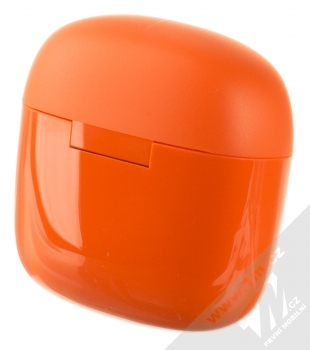 XO X23 TWS Bluetooth stereo sluchátka oranžová (orange) nabíjecí pouzdro zezadu