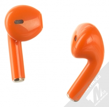 XO X23 TWS Bluetooth stereo sluchátka oranžová (orange) zezadu