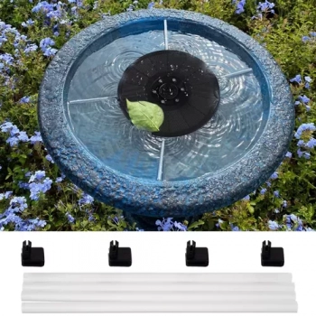 1Mcz SP13D Solární fontána s LED svícením černá (black)