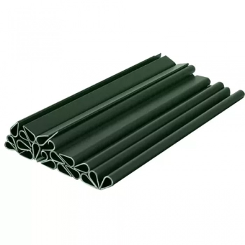 1Mcz Spony pro montáž plotové pásky 19 x 1,25 cm 20ks zelená (green)