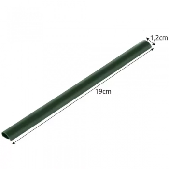 1Mcz Spony pro montáž plotové pásky 19 x 1,25 cm 20ks zelená (green)