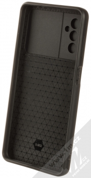 1Mcz Armor CamShield odolný ochranný kryt s držákem na prst pro Samsung Galaxy M52 5G černá (black) zepředu