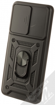 1Mcz Armor CamShield odolný ochranný kryt s držákem na prst pro Samsung Galaxy M52 5G černá (black)