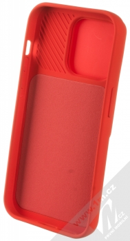 1Mcz CamShield Soft ochranný kryt pro Apple iPhone 14 Pro červená (red) zepředu