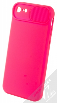 1Mcz CamShield Soft ochranný kryt pro Apple iPhone 7, iPhone 8, iPhone SE (2020), iPhone SE (2022) sytě růžová (hot pink) otevřené
