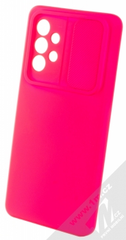 1Mcz CamShield Soft ochranný kryt pro Samsung Galaxy A53 5G sytě růžová (hot pink) otevřené