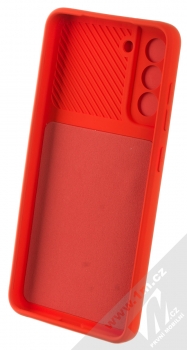 1Mcz CamShield Soft ochranný kryt pro Samsung Galaxy S21 FE červená (red) zepředu