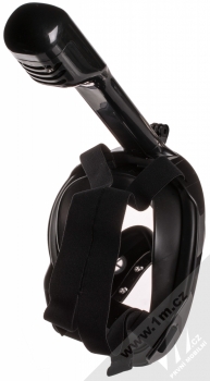 1Mcz Celoobličejová šnorchlovací maska velikost S-M černá (black) zezadu