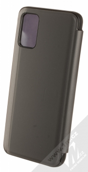 1Mcz Clear View flipové pouzdro pro Samsung Galaxy A02s černá (black) zezadu