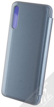1Mcz Clear View flipové pouzdro pro Samsung Galaxy A50, Galaxy A30s modrá (blue) zezadu