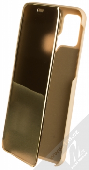 1Mcz Clear View flipové pouzdro pro Samsung Galaxy M21 zlatá (gold)