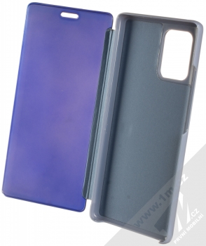1Mcz Clear View flipové pouzdro pro Samsung Galaxy S10 Lite modrá (blue) otevřené