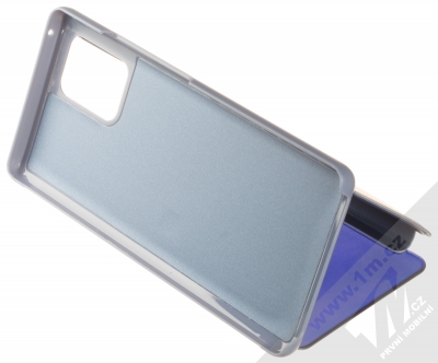 1Mcz Clear View flipové pouzdro pro Samsung Galaxy S10 Lite modrá (blue) stojánek