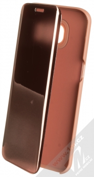 1Mcz Clear View flipové pouzdro pro Samsung Galaxy S7 Edge růžová (pink)