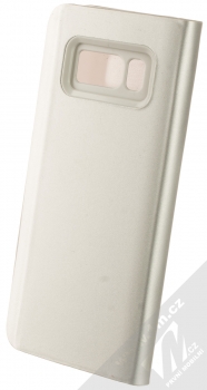 1Mcz Clear View Square flipové pouzdro pro Samsung Galaxy S8 stříbrná (silver) zezadu
