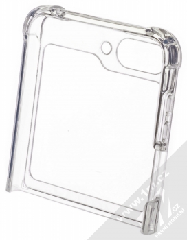 1Mcz Crystal Clear TPU ochranný kryt pro Samsung Galaxy Z Flip5 průhledná (transparent) horní kryt zepředu