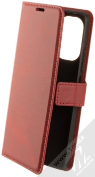 1Mcz Dawn Book flipové pouzdro pro Xiaomi Mi 11i, Poco F3 tmavě červená (dark red)