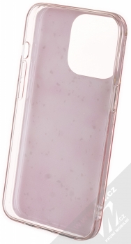 1Mcz Gold Glam Růžové odlesky TPU ochranný kryt pro Apple iPhone 13 Pro růžová (pink) zepředu