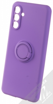 1Mcz Grip Ring Skinny ochranný kryt s držákem na prst pro Samsung Galaxy A04s, Galaxy A13 5G fialová (violet)