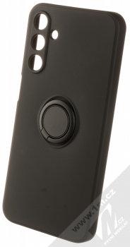 1Mcz Grip Ring Skinny ochranný kryt s držákem na prst pro Samsung Galaxy A15 LTE, Galaxy A15 5G černá (black)
