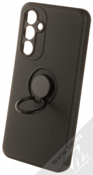 1Mcz Grip Ring Skinny ochranný kryt s držákem na prst pro Samsung Galaxy A54 5G černá (black) držák