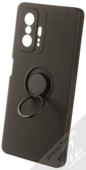 1Mcz Grip Ring Skinny ochranný kryt s držákem na prst pro Xiaomi 11T, 11T Pro černá (black) držák