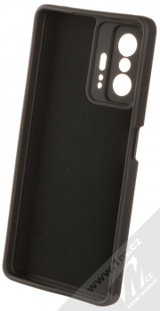 1Mcz Grip Ring Skinny ochranný kryt s držákem na prst pro Xiaomi 11T, 11T Pro černá (black) zepředu