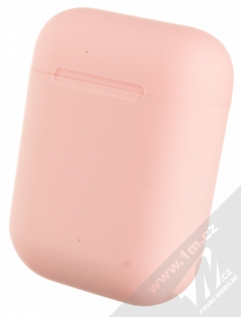 1Mcz i12 inPods Macaron TWS Bluetooth stereo sluchátka růžová (pink) nabíjecí pouzdro