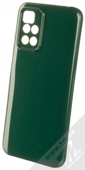 1Mcz Jelly Skinny TPU ochranný kryt pro Xiaomi Redmi 10 tmavě zelená (forest green)