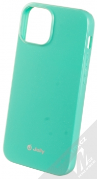 1Mcz Jelly TPU ochranný kryt pro Apple iPhone 13 mini mátově zelená (mint green)