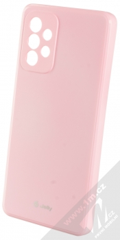 1Mcz Jelly TPU ochranný kryt pro Samsung Galaxy A72, Galaxy A72 5G světle růžová (light pink)