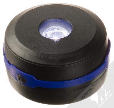1Mcz KJ-881 Turistické skládací LED světlo černá modrá (black blue) složené