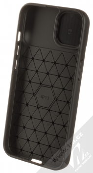 1Mcz Lens Ring odolný ochranný kryt pro Apple iPhone 13 černá (all black) zepředu