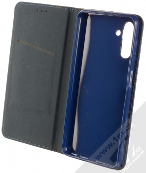 1Mcz Magnet Book Color flipové pouzdro pro Samsung Galaxy A13 5G tmavě modrá (dark blue) otevřené