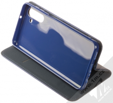 1Mcz Magnet Book Color flipové pouzdro pro Samsung Galaxy A13 5G tmavě modrá (dark blue) stojánek