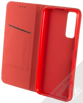 1Mcz Magnet Book Color flipové pouzdro pro Vivo Y52 5G, Y72 5G červená (red) otevřené