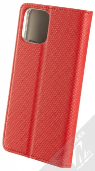 1Mcz Magnet Book flipové pouzdro pro Apple iPhone 12, iPhone 12 Pro červená (red) zezadu