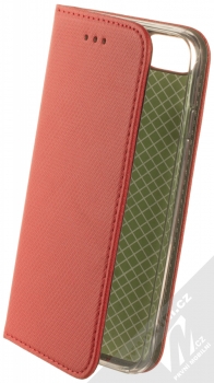 1Mcz Magnet Book flipové pouzdro pro Apple iPhone 7, iPhone 8, iPhone SE (2020), iPhone SE (2022) červená (red)