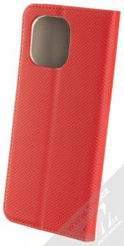 1Mcz Magnet Book flipové pouzdro pro Xiaomi Mi 11 červená (red) zezadu
