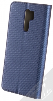 1Mcz Magnet Book flipové pouzdro pro Xiaomi Redmi 9 tmavě modrá (dark blue) zezadu