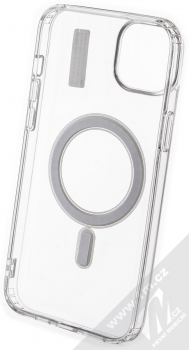 1Mcz MagSilicone TPU ochranný kryt s MagSafe pro Apple iPhone 14 Plus průhledná (transparent) zepředu