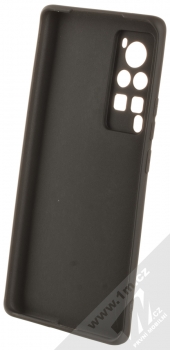 1Mcz Matt Skinny TPU ochranný silikonový kryt pro Vivo X60 Pro černá (black) zepředu