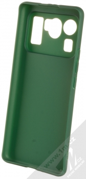 1Mcz Matt Skinny TPU ochranný silikonový kryt pro Xiaomi Mi 11 Ultra tmavě zelená (forest green) zepředu