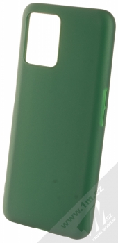 1Mcz Matt TPU ochranný silikonový kryt pro Realme 8i tmavě zelená (forest green)