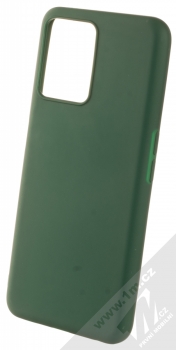1Mcz Matt TPU ochranný silikonový kryt pro Realme 9 5G, Realme 9 Pro, OnePlus Nord CE 2 Lite 5G tmavě zelená (forest green)