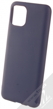 1Mcz Matt TPU ochranný silikonový kryt pro Samsung Galaxy A03 tmavě modrá (dark blue)